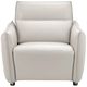 Michael Amini® Mia Bella Light Gray Leather Power Recliner-1