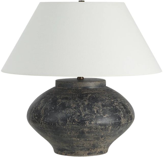 Renwil® Patina Distressed Charcoal Table Lamp-0