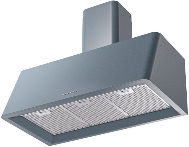 Ilve® Nostalgie II Series 36" Blue Gray Wall Mounted Range Hood-1