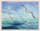 Stylecraft Sea Flight Blue/Blue-Green/Light Blue/White Wall Art -0