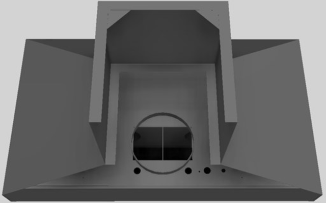 Vent-A-Hood® 42" Gunsmoke Euro-Style Wall Mounted Range Hood-2