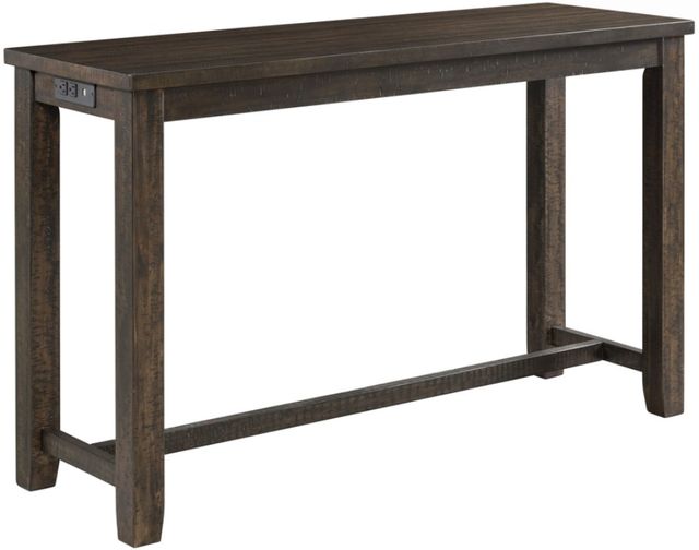 Elements International Stone Occasional 4-Piece Charcoal Occasional Bar Table Set-1