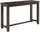 Elements International Stone Occasional 4-Piece Charcoal Occasional Bar Table Set-1