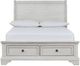 Signature Design by Ashley® Robbinsdale Antique White Youth Full Sleigh Storage Bed-1