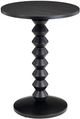 Crestview Collection Taylor Black Painted Round Accent End Table-0