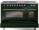 Ilve® Nostalgie II Series 48" Emerald Green Pro Style Dual Fuel Range-4