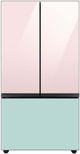 Samsung Bespoke 36" Morning Blue Glass French Door Refrigerator Bottom Panel-5