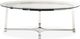 Elements International Lucinda 2-Piece Glass Top Occasional Table Set-2
