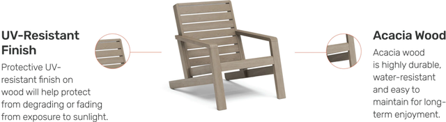 homestyles® Sustain Gray Outdoor Lounge Chair-3