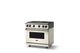 Viking® 7 Series 36" Pure White Pro Style Liquid Propane Gas Range with Griddle-2