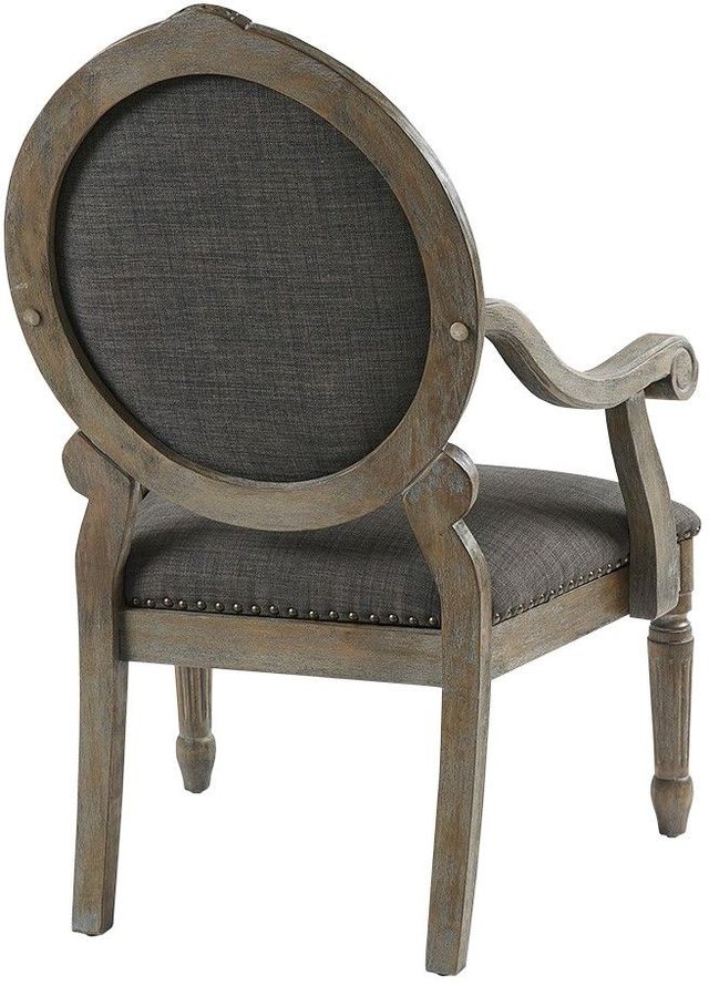 Olliix by Madison Park Grey Brentwood Exposed Wood Arm Chair-2