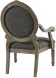 Olliix by Madison Park Grey Brentwood Exposed Wood Arm Chair-2