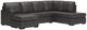 Signature Design by Ashley® Dara Park 2-Piece Shadow Right Arm Facing Sectional and Chaise-0