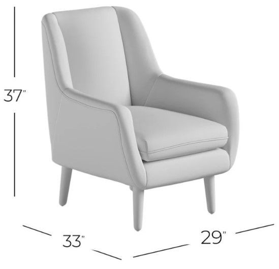 Jofran Inc. Theo Navy Accent Chair-2