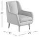 Jofran Inc. Theo Navy Accent Chair-2