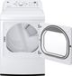 LG White Top Load Washer & Electric Dryer Laundry Pair-4