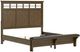 Benchcraft® Shawbeck Dark Brown California King Panel Bed-4