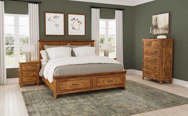 A-America® Bandalier Russet King Storage Bed-2