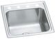 Elkay Lustertone® Lustrous Satin 19.5'' OS4-Hole Single Bowl Drop-in Laundry Sink-0