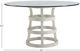 Universal Explore Home™ Escape-Coastal Living Home Glass Top 54" Dining Table with Sandbar Base-2