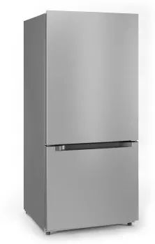 Midea® 30 in. 18.7 Cu. Ft. Stainless Steel Bottom Freezer Refrigerator-1