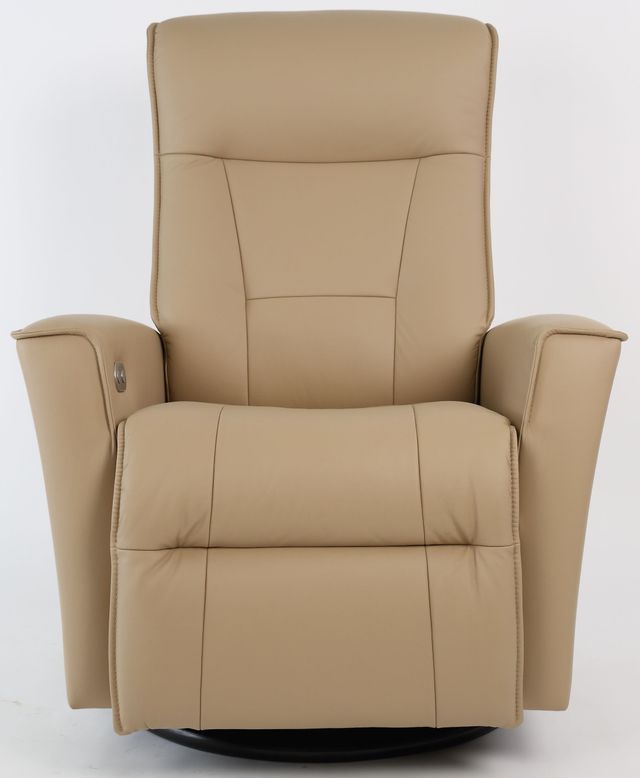 Fjords® Relax Harstad Latte Small Dual Motion Swivel Recliner-1