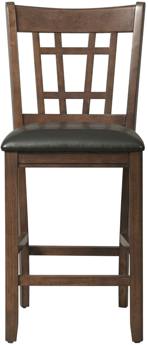 Elements International Max Cherry Pub Side Chairs-1