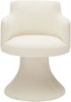 TOV Furniture Jeffree Cream Boucle Swivel Dining Chair-3