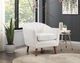 Homelegance® Cutler Brown/White Accent Chair-1
