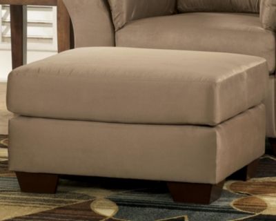 Signature Design by Ashley® Darcy Mocha Ottoman-1