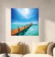 YHD Caribbean Jetty Wall Art-1