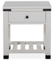 Magnussen Home® Harper Springs Silo White Shelf End Table-0