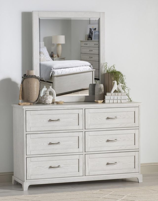 Legacy Kids Teen Ashton Bleached Linen 6-Drawer Youth Dresser-1