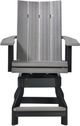 Nature's Best Furniture Customizable Contemporary Polyethylene Outdoor Swivel Dining Chair-1
