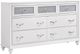 Coaster® Barzini White Dresser-0