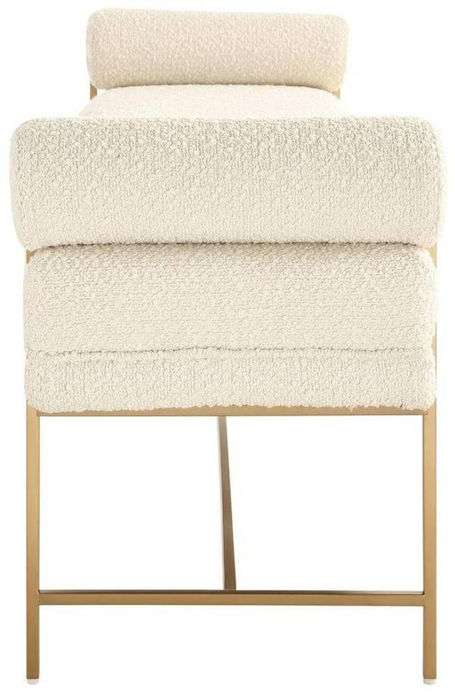 Uttermost® Bolster Pearl White Lounge Bench-4