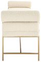 Uttermost® Bolster Pearl White Lounge Bench-4
