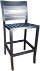 CabanaCoast® Customizable Mission Cast Aluminum Outdoor Bar Stool-0