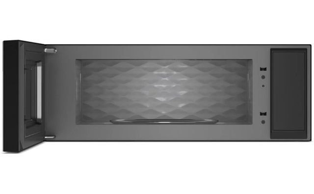 Whirlpool 30" 1.1 Cu. Ft. Black Over the Range Microwave-1