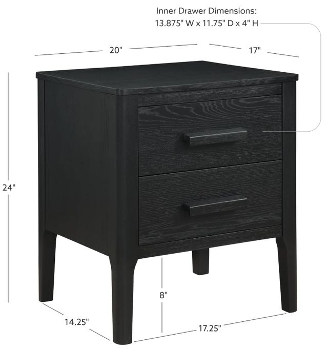 Powell® Wexler Black Side Table-2