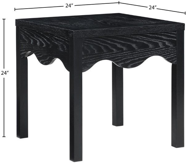 Meridian Furniture Fiora Black End Table-3