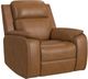 Flexsteel® Ziggy Camel Leather Power Recliner with Power Headrest and Lumbar-0