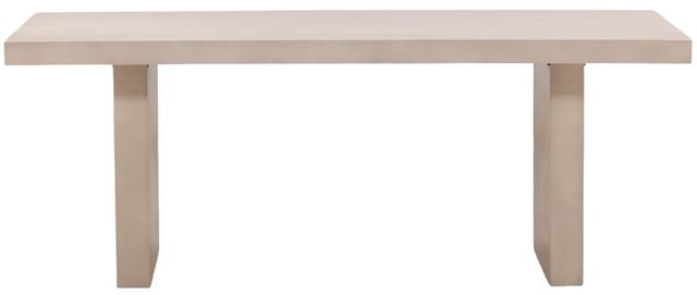 Dovetail Furniture Santino Sand Concrete Outdoor Dining Table-1