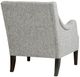 Olliix by Madison Park Grey Qwen Button Tufted Accent Chair-2