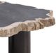 Dovetail Furniture Darnell Black/Natural Small Coffee Table with Black Base-2