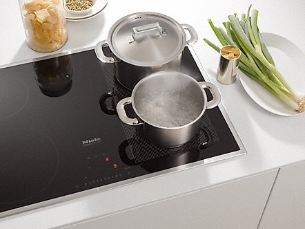 Miele 36 Stainless Steel Electric Cooktop Frame Direct Appliance of Modesto Jamestown Sonora