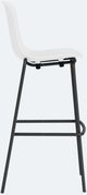 EQ3 Holi White/Black Outdoor Bar Stool-3