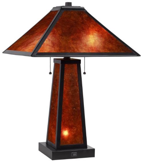 Mica Shade Mission Style Desk Lamp Pasadena Table Lamp 045 Mica