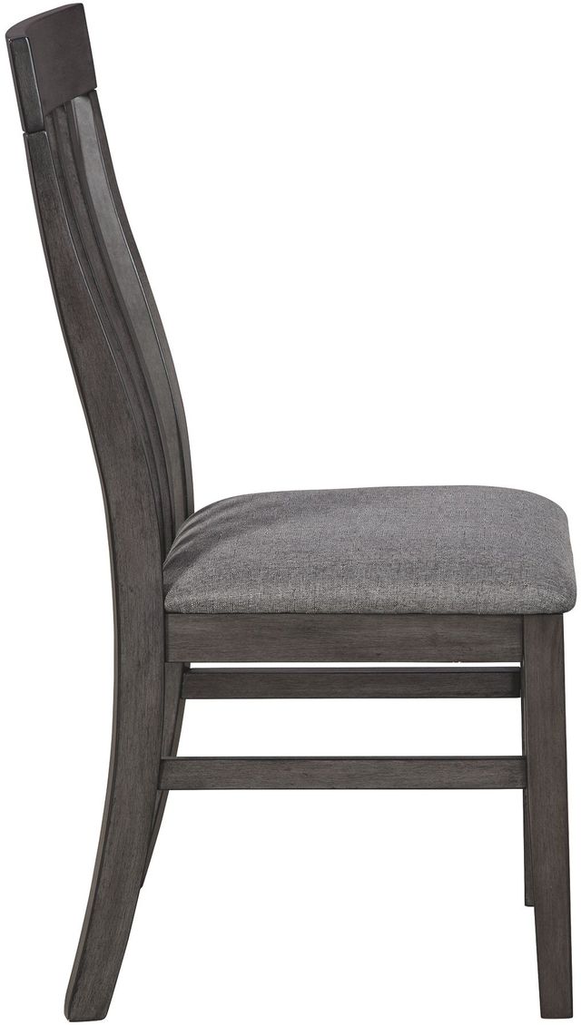 Benchcraft® Luvoni Dark Charcoal Gray Upholstered Chair-1