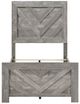 Homelegance® Corbin Gray Twin Panel Bed-4